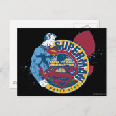 Superman - World Hero Briefkaart (Voorkant / Achterkant)