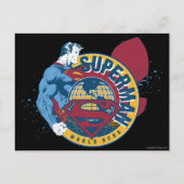 Superman - World Hero Briefkaart (Voorkant)