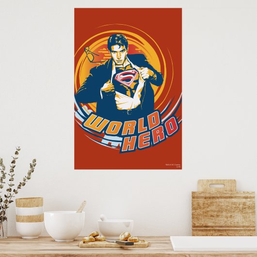 Superman World Hero Poster (Keuken)