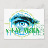 Superman Xray Vision Briefkaart (Voorkant)