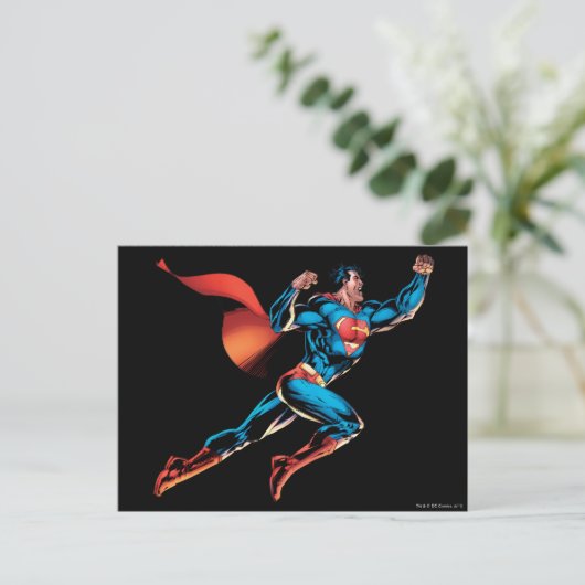 Superman Yells Briefkaart (Staand voorkant)