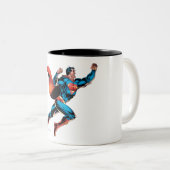 Superman Yells Tweekleurige Koffiemok (Voorkant rechts)