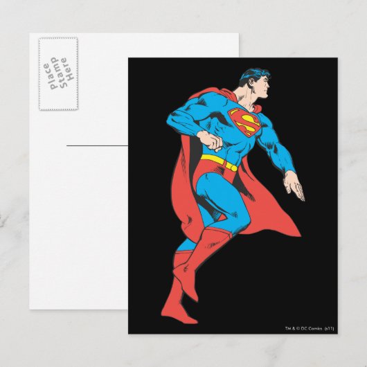 Supermannprofiel Briefkaart (Voorkant / Achterkant)