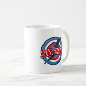 Supermaretro-logo stijl koffiemok (Voorkant rechts)