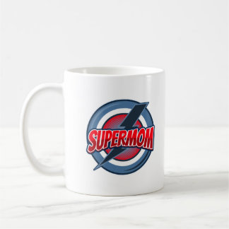 Supermaretro-logo stijl koffiemok