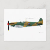 Supermarine Spitfire Briefkaart (Voorkant)