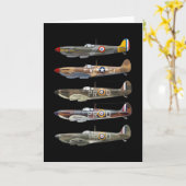 Supermarine Spitfire is a British WW2 fighter Kaart (Gele Bloem)