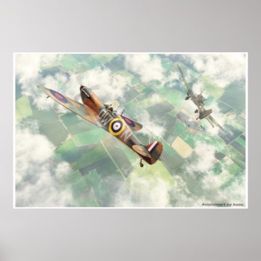 Supermarine Spitfire Mk.1 Poster (Voorkant)