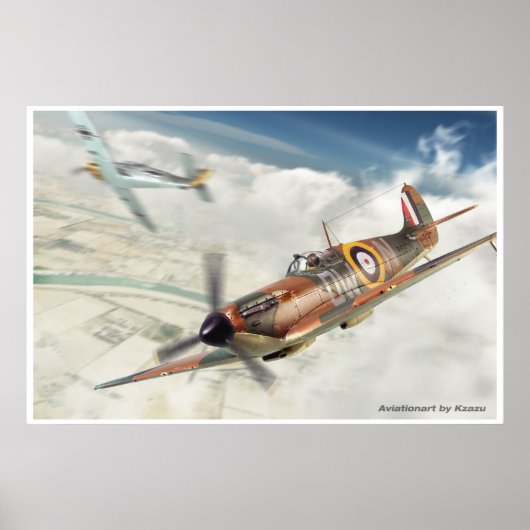 Supermarine Spitfire Mk.1 Poster (Voorkant)