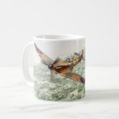 "Supermarine Spitfire”mug Koffiemok (Voorkant links)