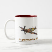 Supermarine Spitfire mug Tweekleurige Koffiemok (Links)