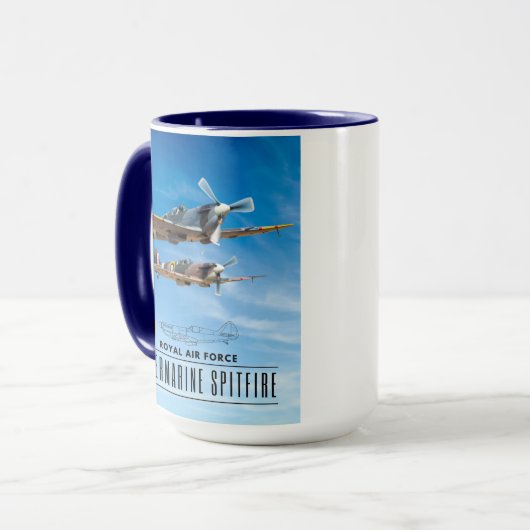 SUPERMARINE SPITFIRE - ROYAL AIR SQUADRON MOK (Voorkant links)