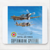 SUPERMARINE SPITFIRE - ROYAL AIR SQUADRON MUISMAT (Voorkant)
