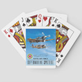 SUPERMARINE SPITFIRE - ROYAL AIR SQUADRON POKERKAARTEN (Achterkant)