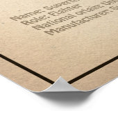 Supermarine Spitfire - Vliegtuigblauwdruk SD Poster (Hoek)