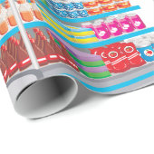 Supermarket Dairy Fridge Cadeaupapier (Rol Hoek)