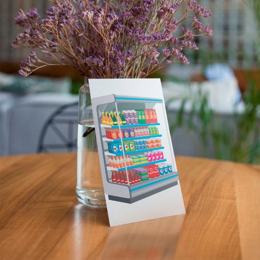 Supermarket Dairy Fridge Kaart