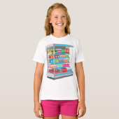 Supermarket Dairy Fridge T-shirt (Voorkant volledig)