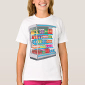 Supermarket Dairy Fridge T-shirt (Voorkant)