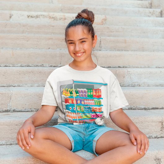 Supermarket Dairy Fridge T-shirt
