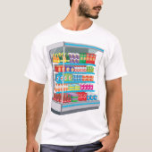 Supermarket Dairy Fridge T-shirt (Voorkant)