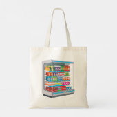 Supermarket Dairy Fridge Tote Bag (Achterkant)