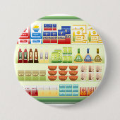 Supermarket Goods Shelf Button (Voorkant)
