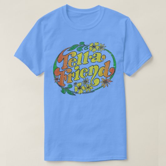 Supermarket Vertel een vriend 1978 T-shirt (Design voorkant)