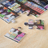 Supermarket Window, Kensington, Londen, Engeland Legpuzzel (Zijkant)