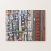 Supermarket Window, Kensington, Londen, Engeland Legpuzzel (Horizontaal)
