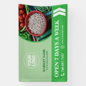 Supermarkt aangepaste banner (Verticaal)