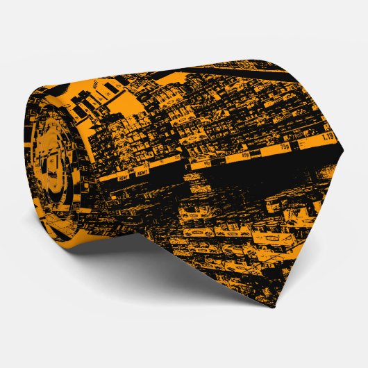 Supermarkt Abstract - Oranje Stropdas (Opgerold)