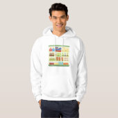 Supermarkt Goederen Plank Mannen Hoodie (Voorkant volledig)