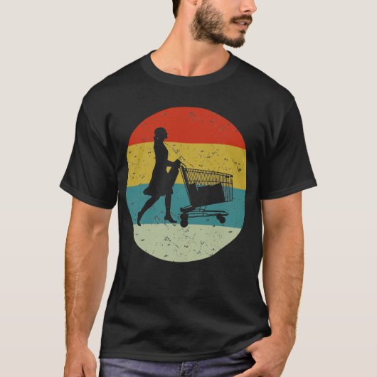 supermarkt shopping t-shirt (Voorkant)