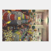 supermarkt voor voedingsmiddelen en dranken inpakpapier vel (Voorkant)