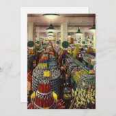  supermarkt voor voedingsmiddelen en dranken kaart (Voorkant / Achterkant)