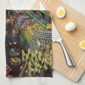 supermarkt voor voedingsmiddelen en dranken theedoek (Quarter Fold)