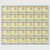 supermarktplank koffietheedranen cadeaupapier (Vlak)