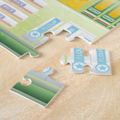 supermarktplank koffietheedranen legpuzzel (Zijkant)