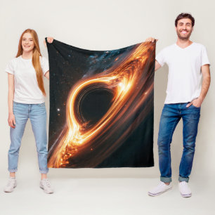 Supermassief zwart gat Accretieschijf Ruimtekunst Fleece Deken