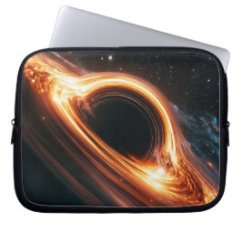Supermassief zwart gat Accretieschijf Ruimtekunst Laptop Sleeve