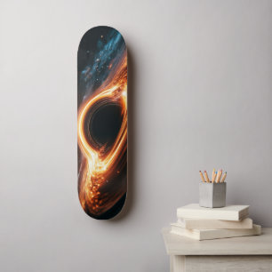 Supermassief zwart gat Accretieschijf Ruimtekunst Persoonlijk Skateboard