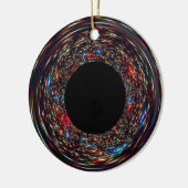 Supermassieve zwarte hol keramisch ornament (Links)