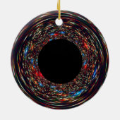 Supermassieve zwarte hol keramisch ornament (Achterkant)