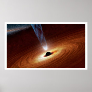 Supermassieve zwarte hol poster