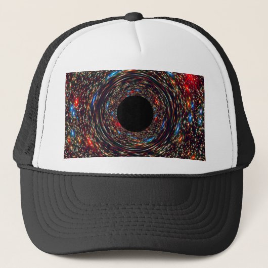 Supermassieve zwarte hol trucker pet (Voorkant)
