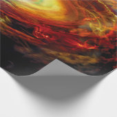 Supermassieve zwarte-holeillustratie cadeaupapier (Hoek)