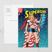 Supermeisje Briefkaart (Voorkant / Achterkant)