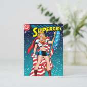 Supermeisje Briefkaart (Staand voorkant)