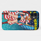 Supermeisje Case-Mate iPhone Case (Achterkant (horizontaal))